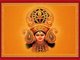 India: Navrati (Dussehra) image of Durga, the Divine Mother Goddess