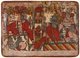 Watercolour painting of Rama and Lakshmana in Conference with Sugriva, the Monkey King, and other companions. Scene from the Story of the Burning of Lanka, Folio from a Ramayana (Story of Rama), Maharashtra, c.1850.<br/><br/>

The Ramayana is a story as old as time and - at least in the Indian subcontinent and across much of Southeast Asia - of unparalleled popularity. More than 2300 years ago the scholar-poet Valmiki sat down to write his definitive epic of love and war.<br/><br/>

The poem Valmiki composed is styled the Ramayana, or "Romance of Rama" in Sanskrit. In its present form, the Sanskrit version consists of some 24,000 couplets divided into seven books.